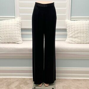 Ralph Lauren Size 4 Black Silk Dress Pants